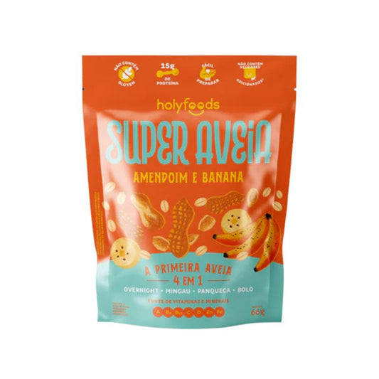 Super Aveia Amendoim com Banana 66g Holyfoods