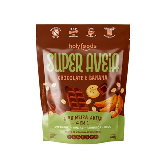 Super Aveia Chocolate com Banana 66g Holyfoods