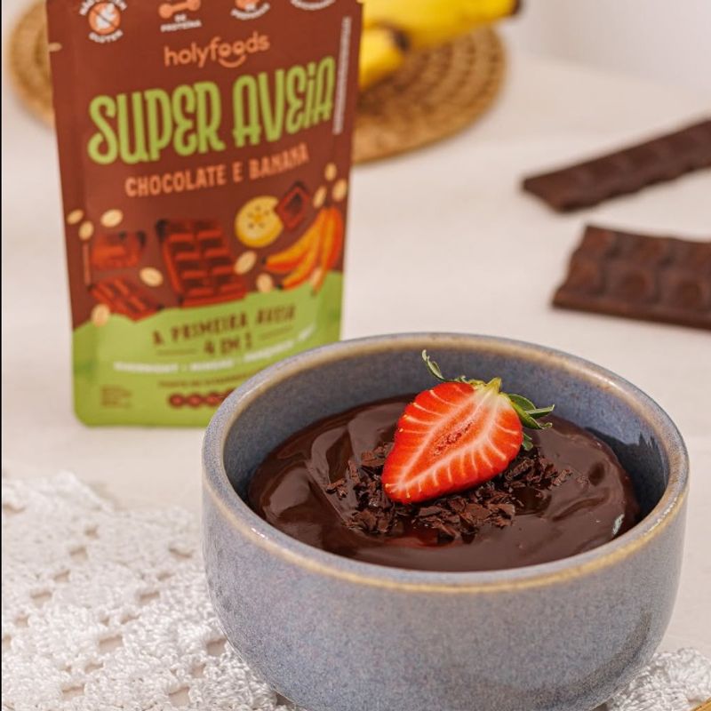 Super Aveia Chocolate com Banana 66g Holyfoods