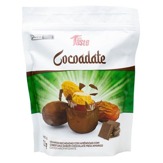 Tamaras Recheadas Com Amendoas Cobertas Com Chocolate 120g