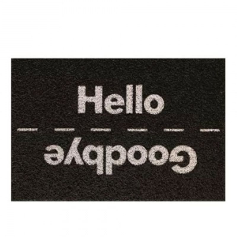 Tapete Capacho Vinil Hello Goodbye 40x60cm