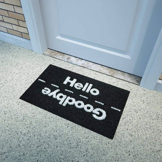 Tapete Capacho Vinil Hello Goodbye 40x60cm