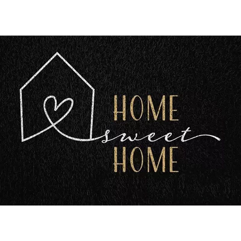 Tapete Capacho Vinil Home Sweet Home 40x60cm