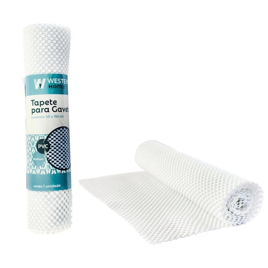 Tapete para Gaveta 30x150cm Branco