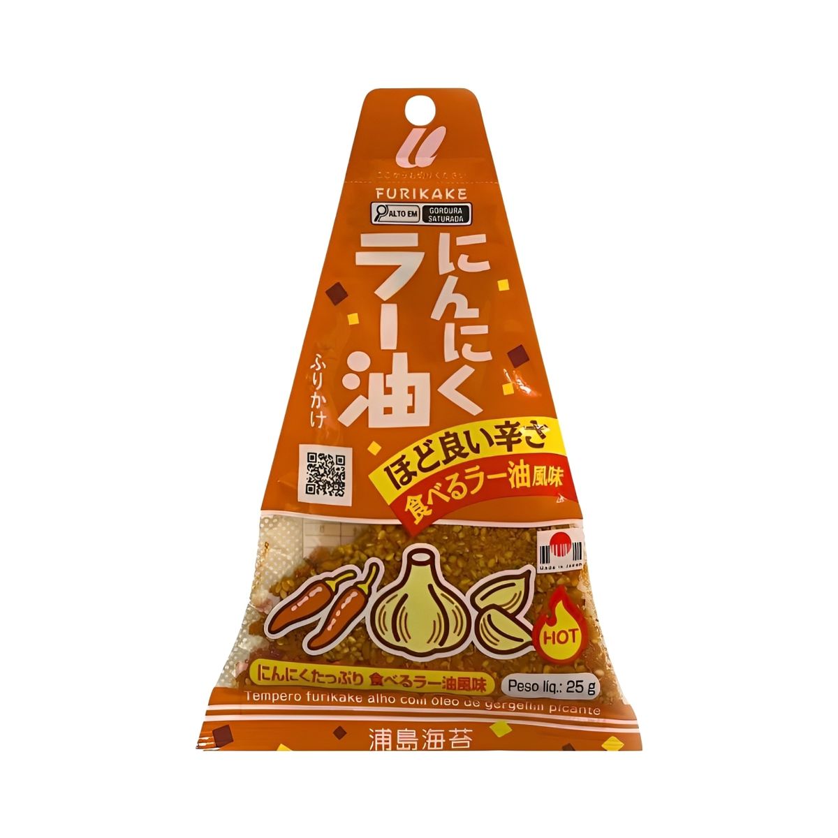 Tempero para Arroz Furikake Alho com La-yu 25g Urashima