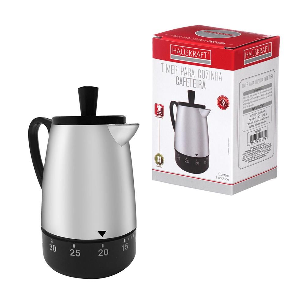 Timer Para Cozinha Cafeteira 9x5,5x10,5cm