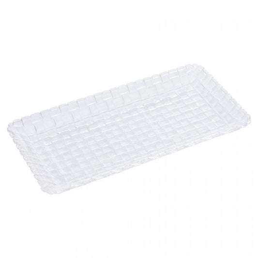 Travessa de Cristal Diamante 25x13x2cm