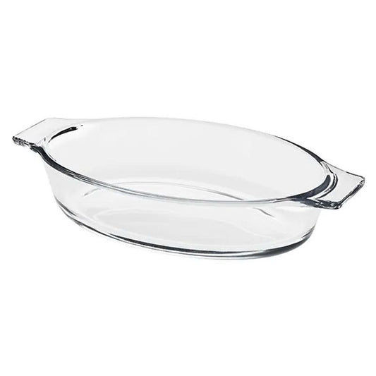 TRAVESSA REFRATARIA OVAL VIDRO 20CM HAUSKRAFT