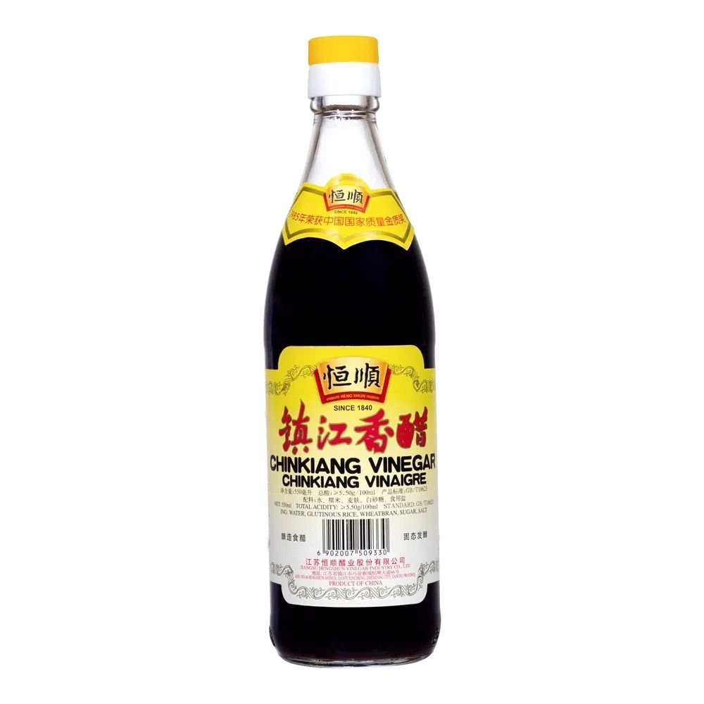 Vinagre Preto Chinkiang 550ml Heng Shun