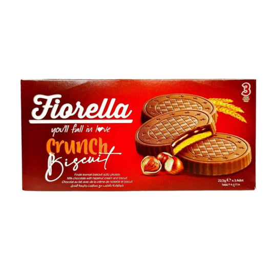 Wafer de Chcocolate com Recheio De Avela 67,5g Fiorella