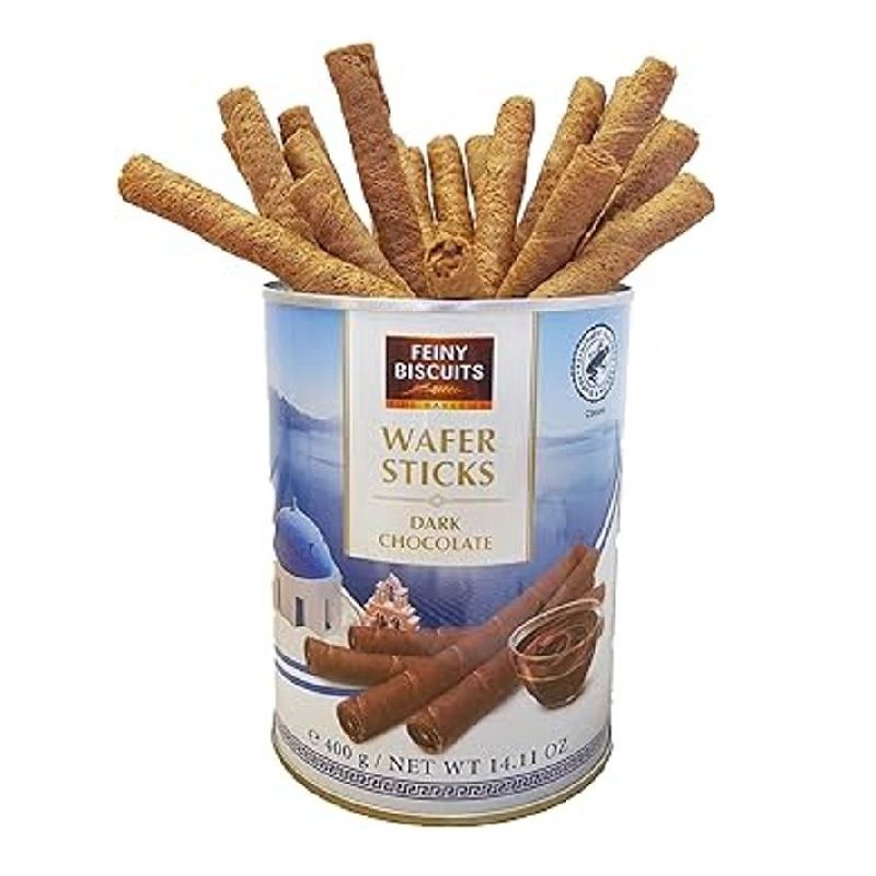Wafer Sticks com Creme de Chocolate Amargo 400g Feiny Biscuits
