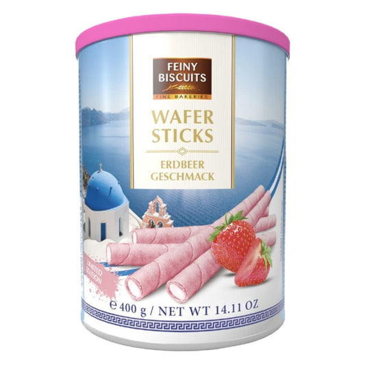 Wafer Sticks com Creme de Morango 400g Feiny Biscuits