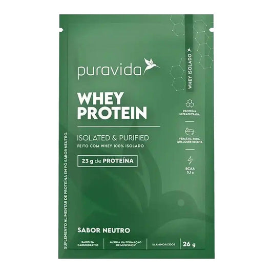 Whey Protein Sabor Neutro 26g Puravida