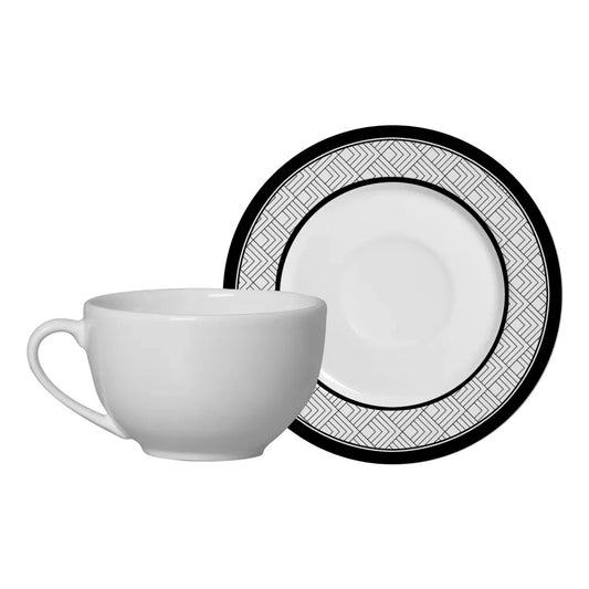 XICARA DE CHA COM PIRES WONDERS CERAMICA 200ML ALLEANZA