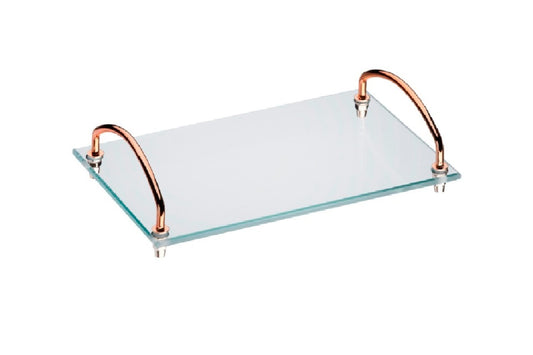 Bandeja Organizadora Cobre para Bancada e Lavabo 15x25cm