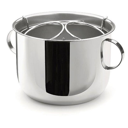 Champagneira com Alças e Grelha Separadora para 3 Garrafas Aço Inox 6L