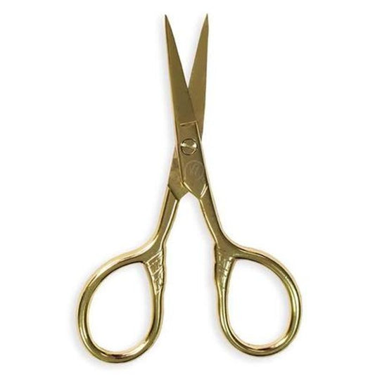 Tesoura para Sobrancelhas Pequena Dourada