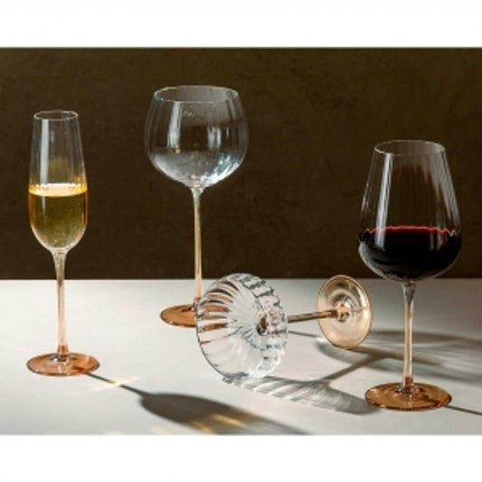 Conjunto de 2 Taças de VInho com Haste Ambar Classic 560ml