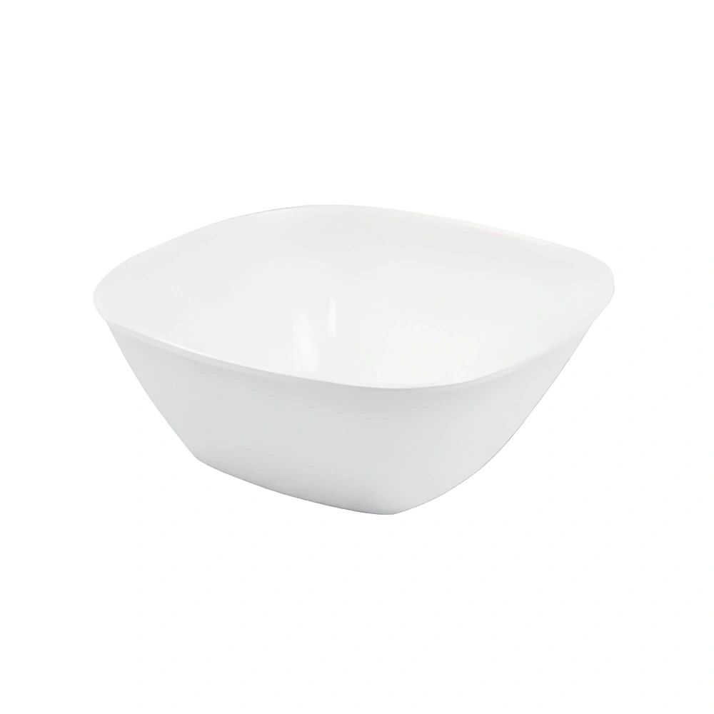 Tigela Quadrada Melamina Branca 680ml