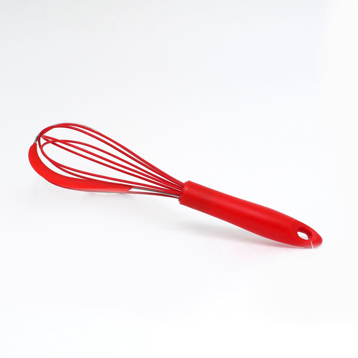 Batedor de Ovo Vermelho de Silicone 26cm