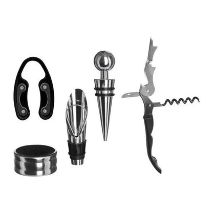 Kit Livro com 5 Acessórios para Vinho
