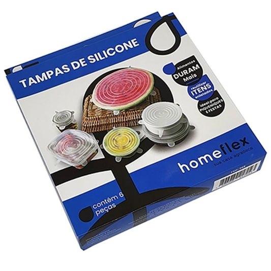 Tampa de Silicone Jogo com 6 peças