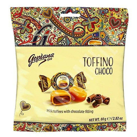 Bala Toffino Choco 80g Goplana