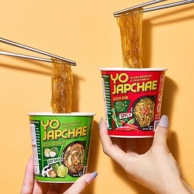 Macarrão Instantâneo de Batata Doce Japchae Apimentado 38g