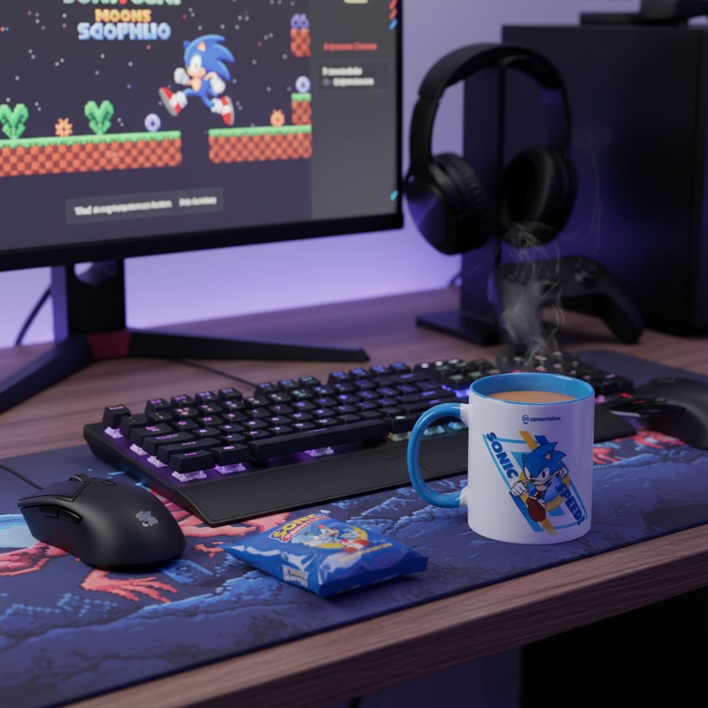 Caneca Pop Sonic 350ml Zona Criativa