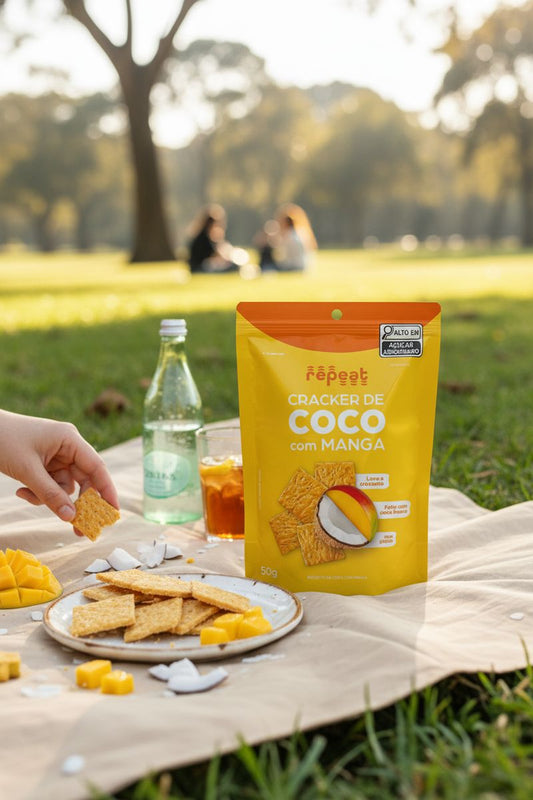 Cracker de Coco com Manga 50g Repeat