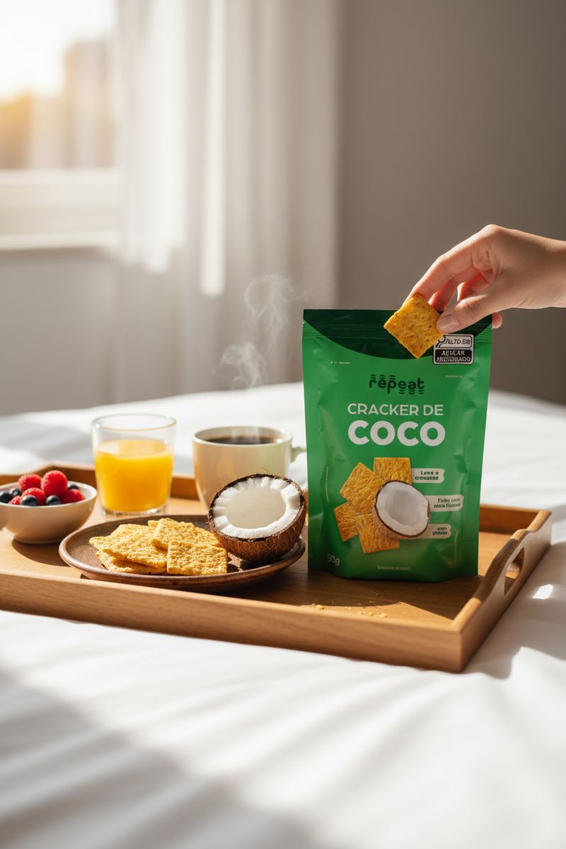 Cracker de Coco Original 50g Repeat