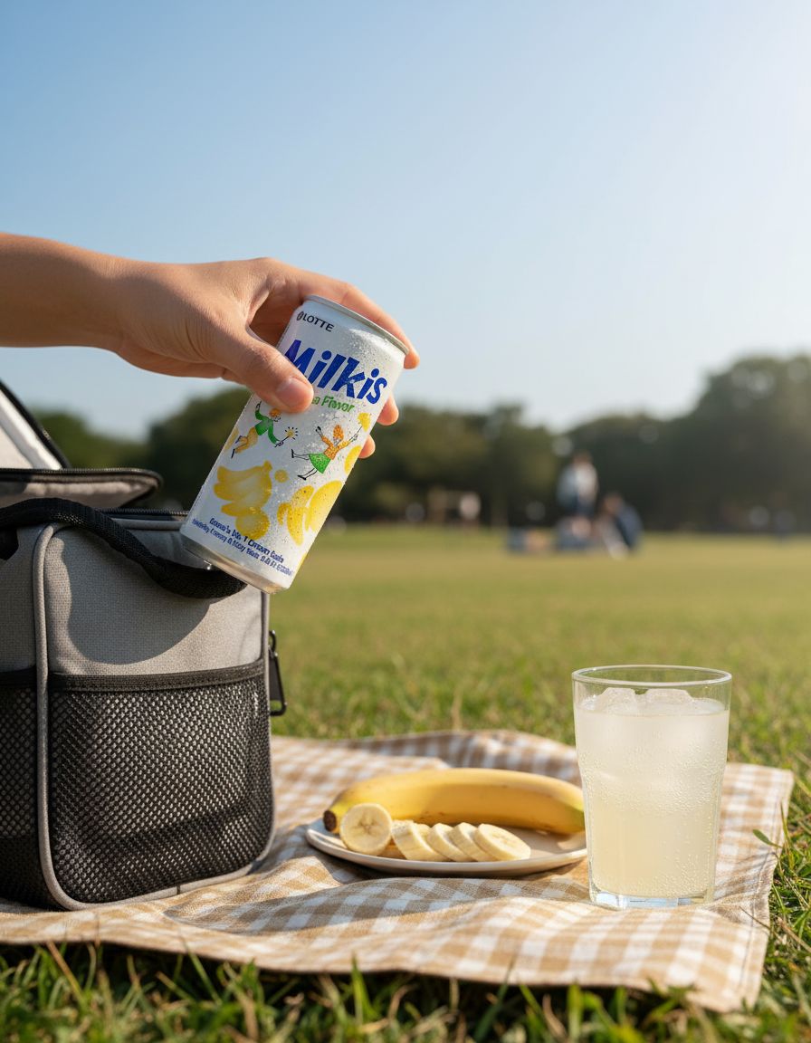 Bebida Gaseificada Sabor Banana 250ml Milkis