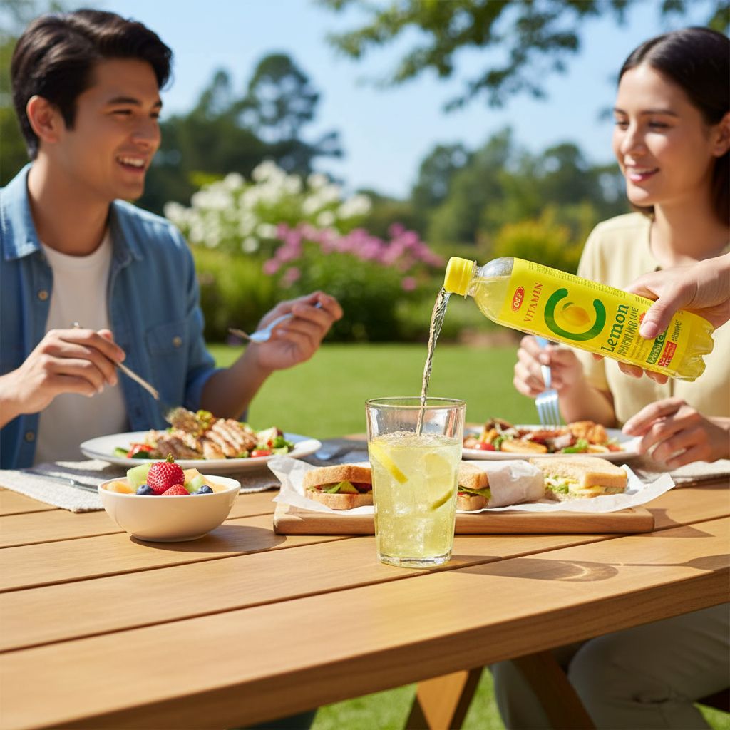 Refrigerante Vitamina C Sabor Limão 500ml OKF