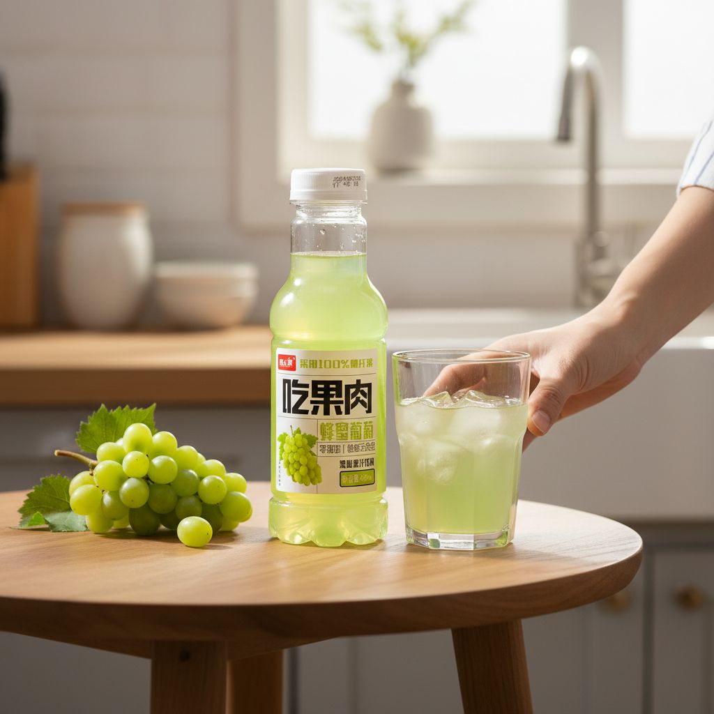 Suco Sabor Uva com Mel e Nata de Coco 450ml Jiaozuo