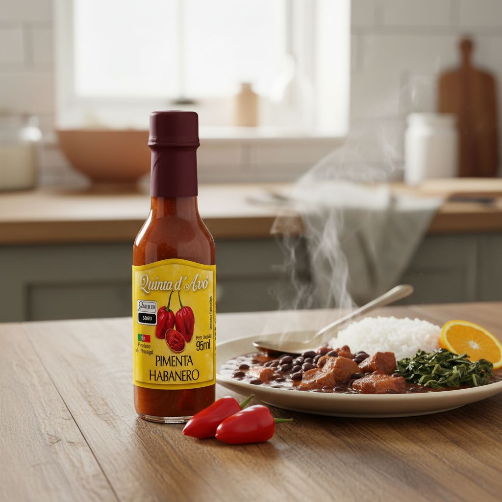 Molho de Pimenta Habanero 95ml Quinta d’Avó