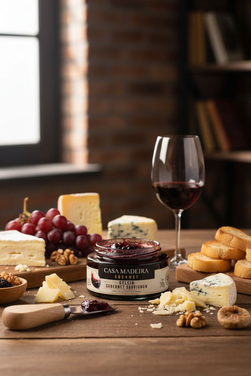 Geleia Gourmet Cabernet Sauvignon 240g Casa Madeira