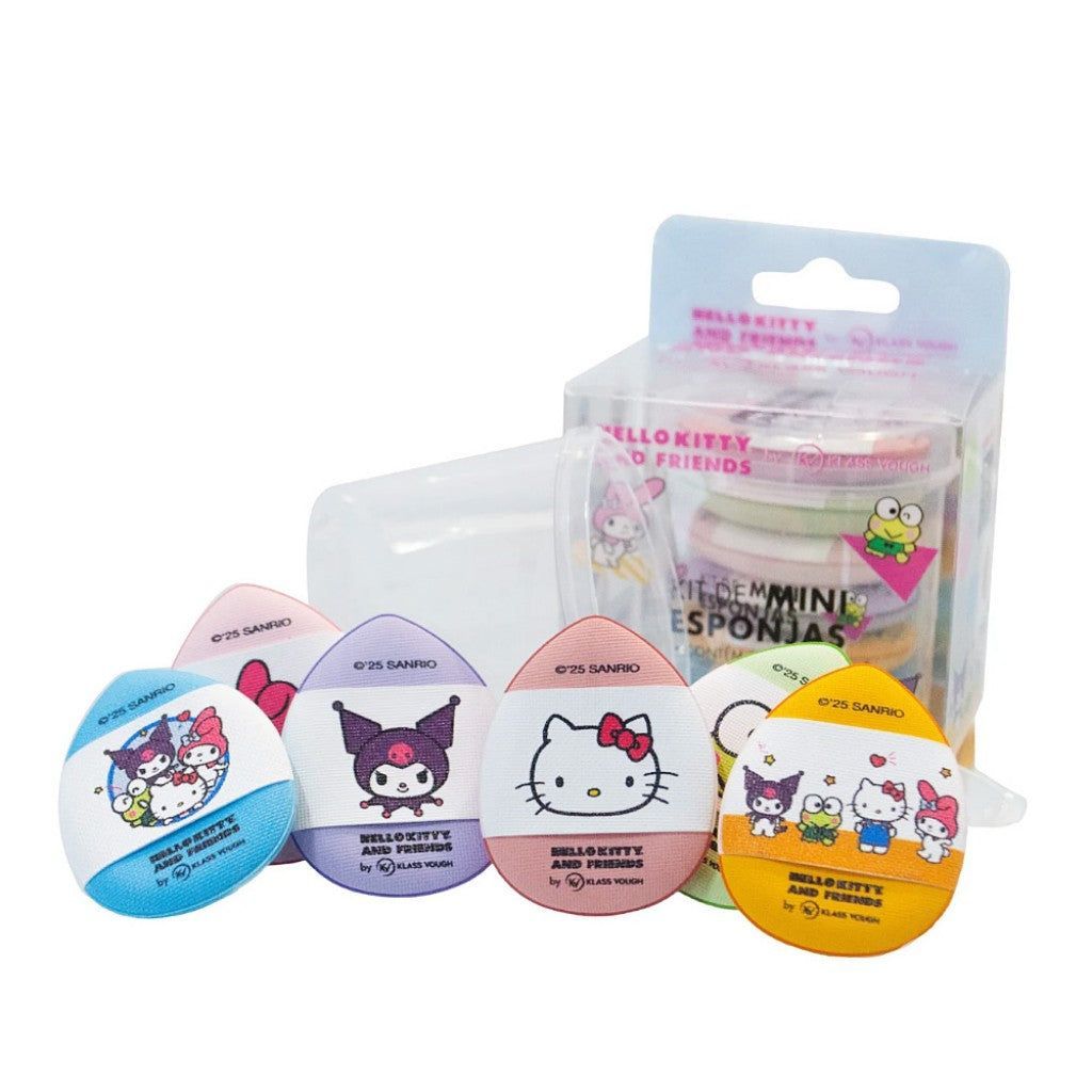 Kit Mini Esponjas Hello Kitty And Friends 6 Unidades Klass Vough
