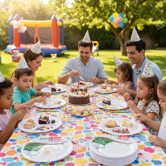 Prato Redondo em Acrílico 21cm com 10 Unidades Plastilânia