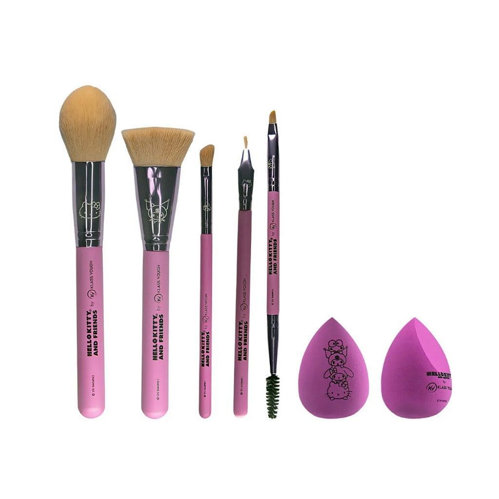 Kit de Pincéis e Acessórios Delicate Beauty Hello Kitty And Friends Klass Vough
