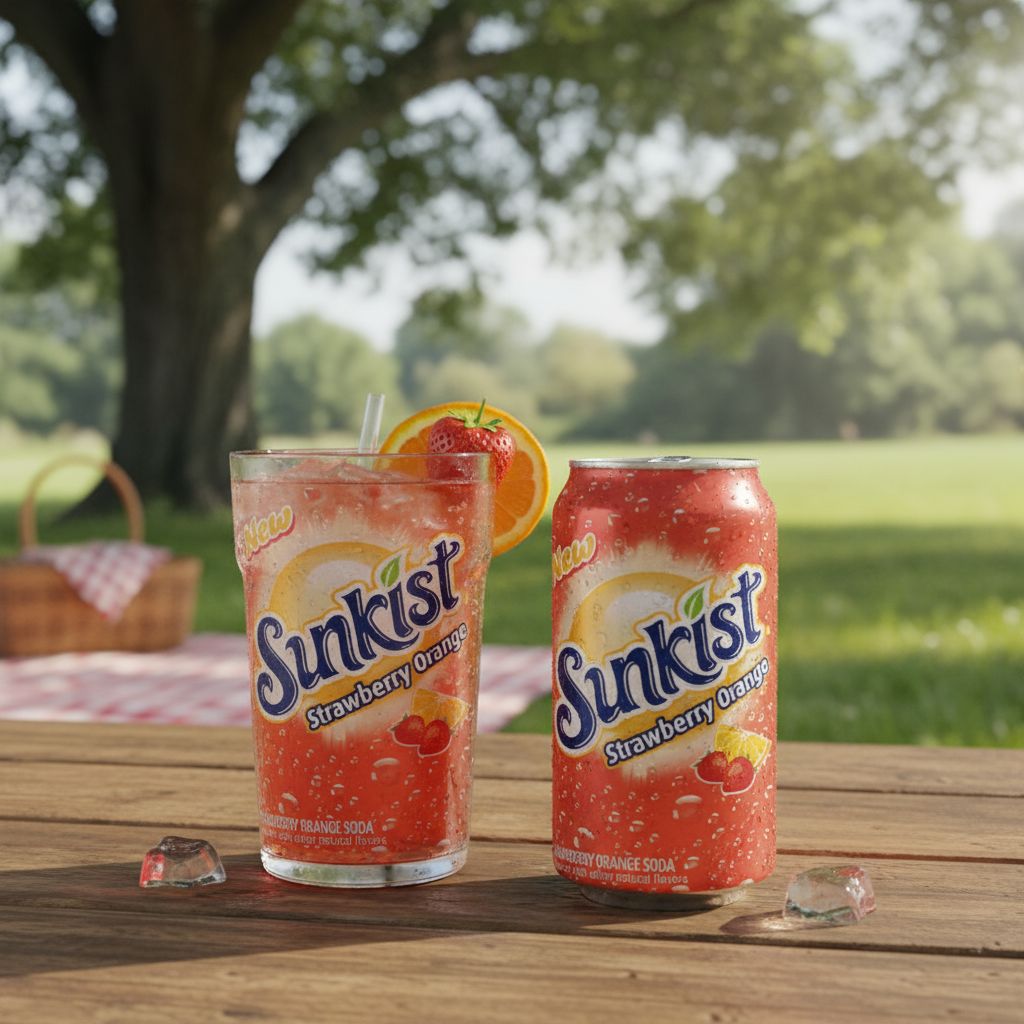 Refrigerante Strawberry Orange 355ml Sunkist