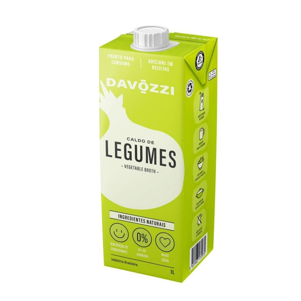 CALDO DE LEGUMES NATURAL 1L DAVOZZI