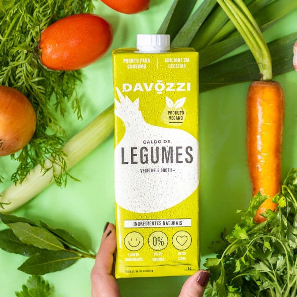 CALDO DE LEGUMES NATURAL 1L DAVOZZI
