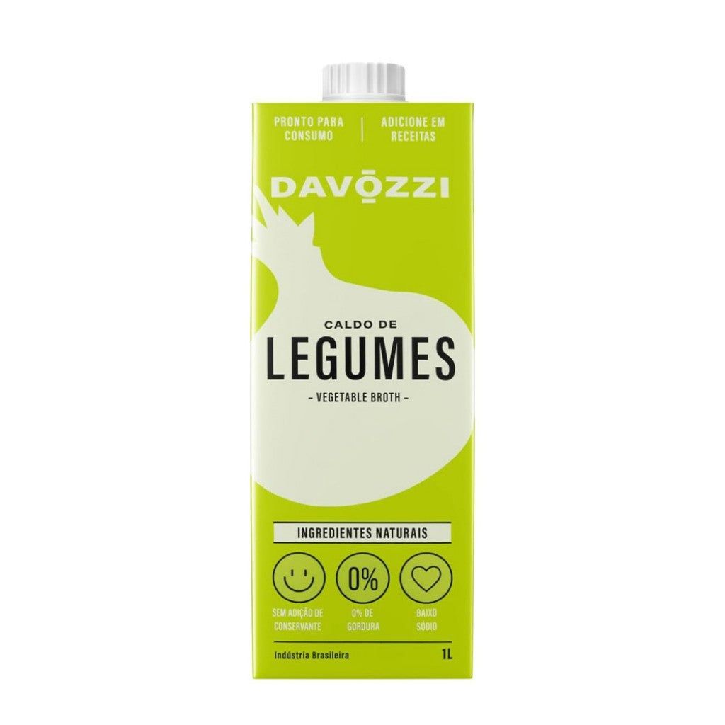 CALDO DE LEGUMES NATURAL 1L DAVOZZI