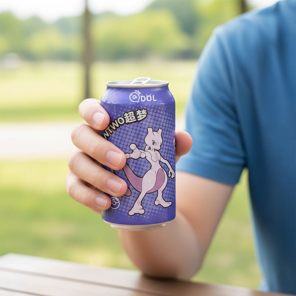 Refrigerante Sabor Gengibre e Limão Pokémon 330ml Qdol