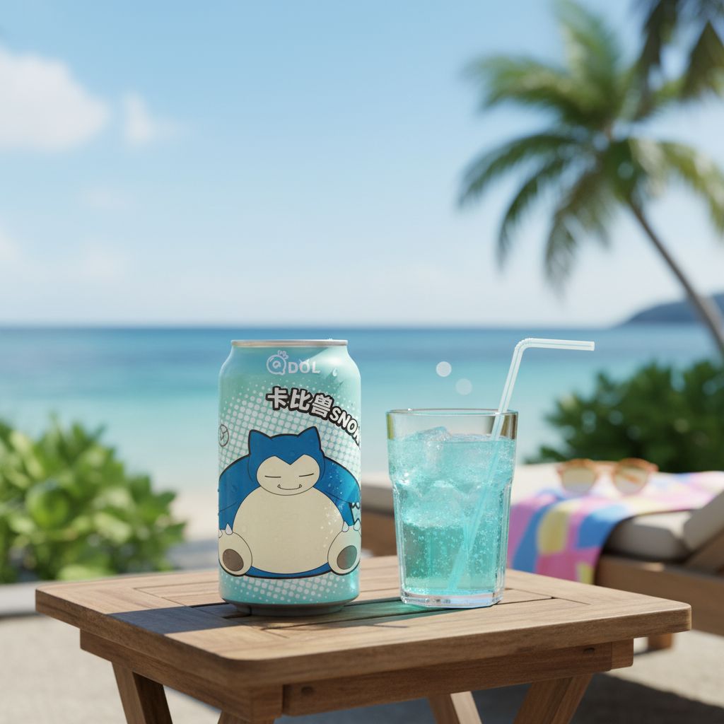 Refrigerante Sabor Mojito Pokémon 330ml Qdol
