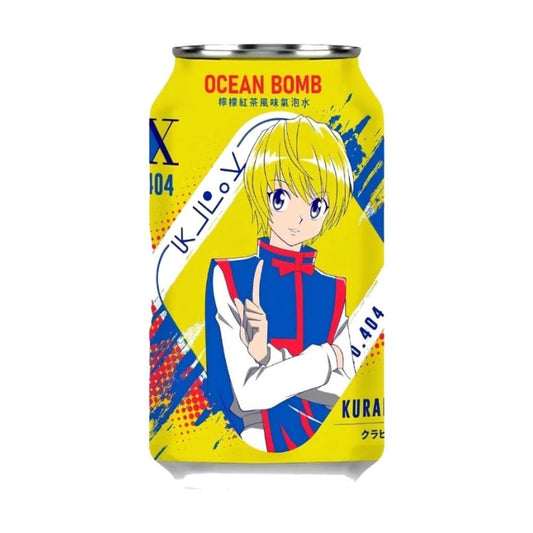 Refrigerante Sabor Chá Preto e Limão Hunter x Hunter 330ml Ocean Bomb