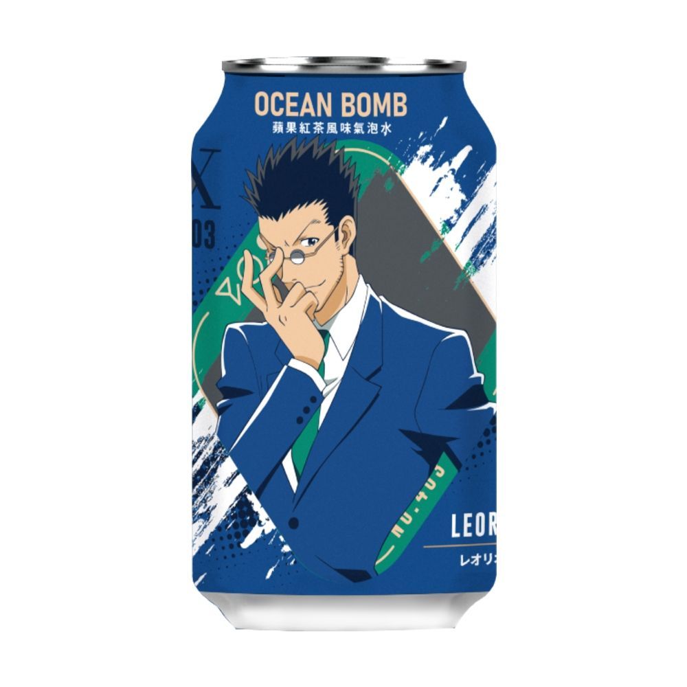 Refrigerante Sabor Chá Preto e Maçã Hunter x Hunter 330ml Ocean Bomb