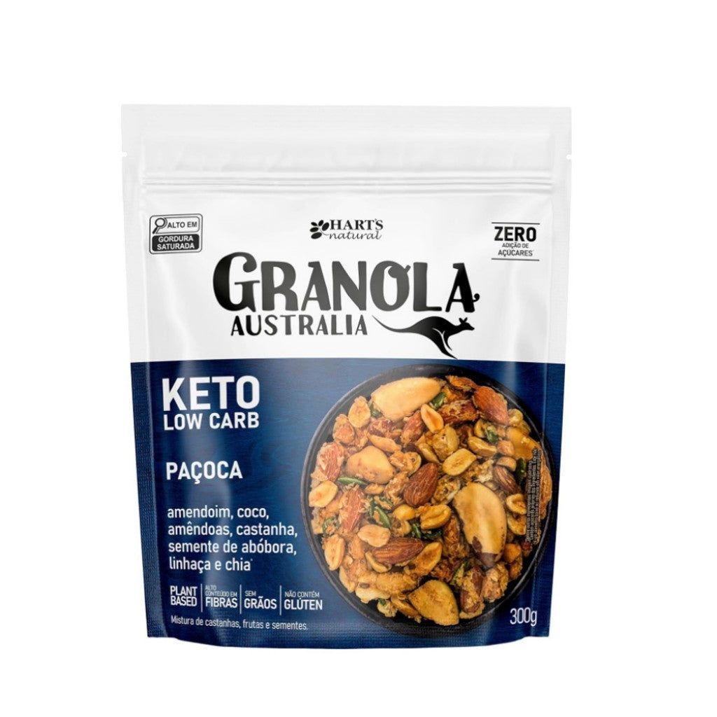 GRANOLA AUSTRALIA KETO PACOCA 300G HARTS NATURAL