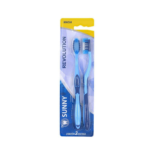 Kit 2 Escovas de Dente Premium Sunny