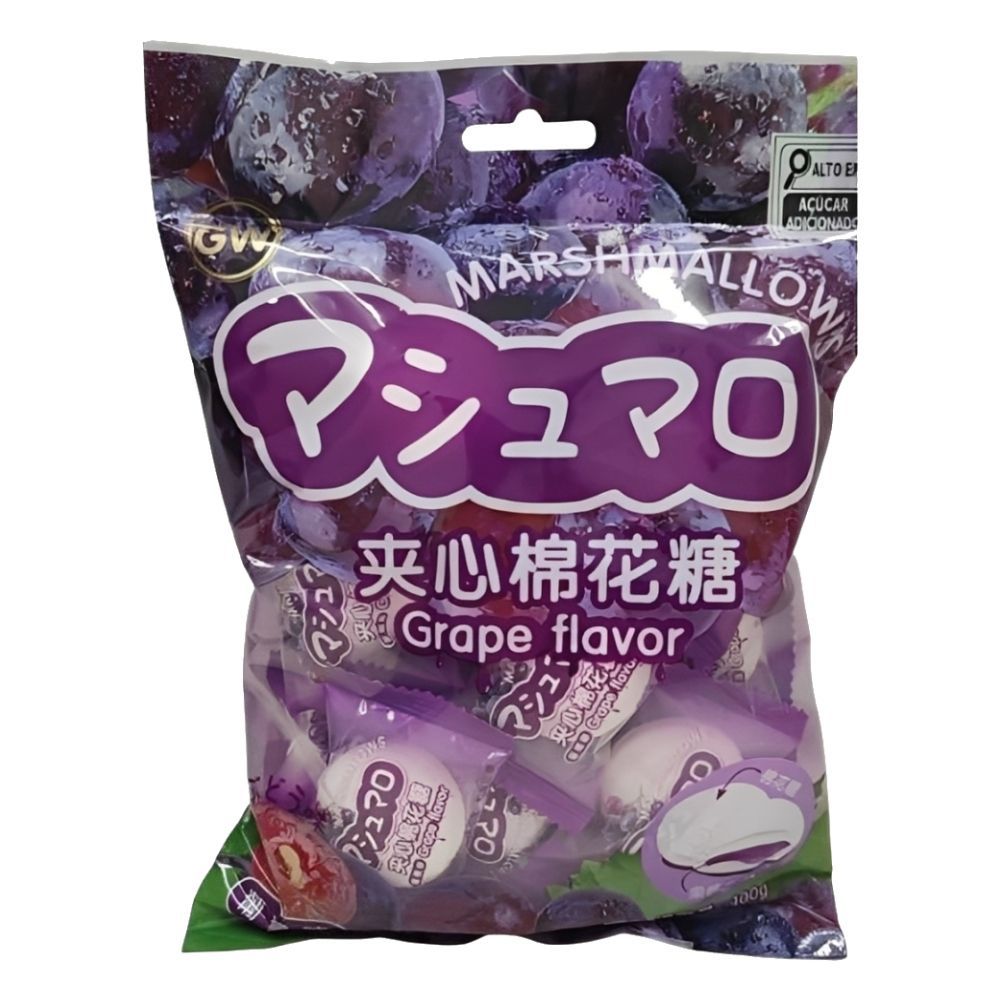 Marshmallow Sabor Uva 100g GW